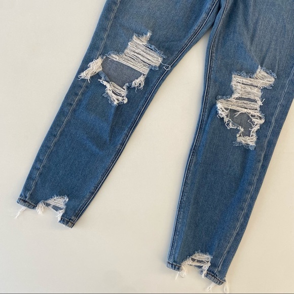 AE Distressed Mom Jeans - Picture 3 of 5
